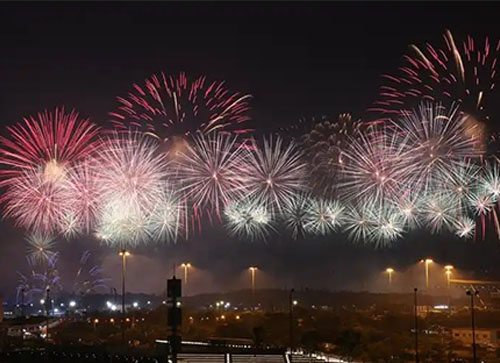 宁城县焰火晚会